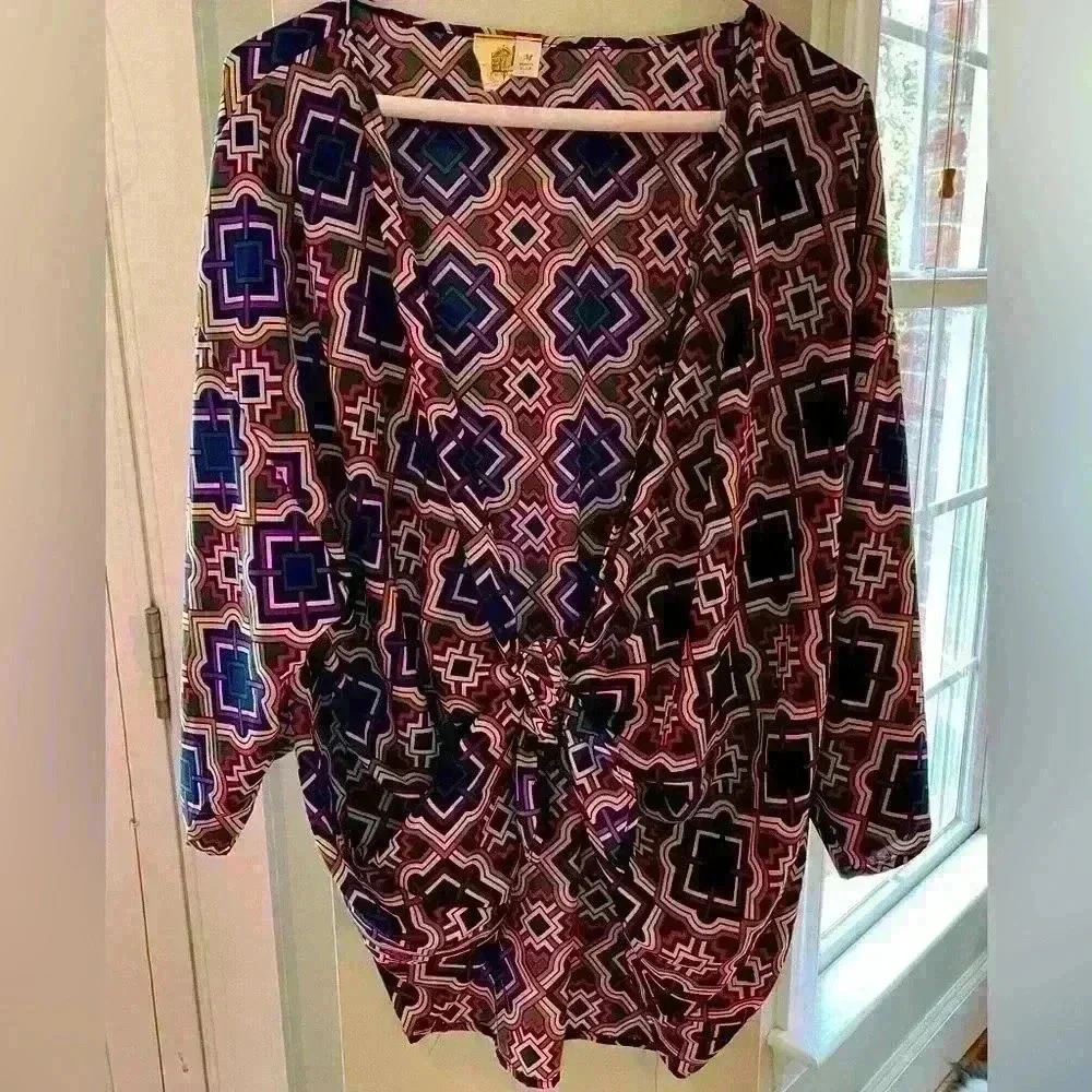 Anthropologie Wrap Summer Size Medium Fun Colorful
